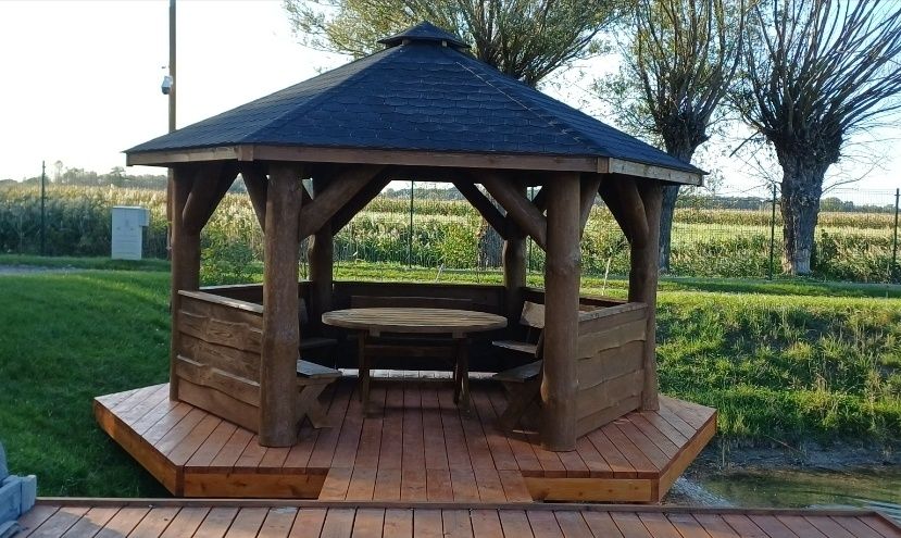 Altana.Altany z bali.Altany ogrodowe.