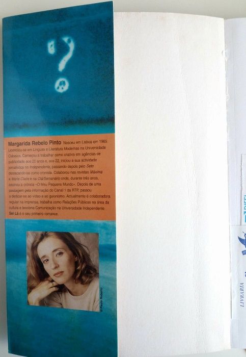 "Sei Lá" Margarida Rebelo Pinto, Col Letras D'Hoje, 15ª Ed. DIFEL 1999