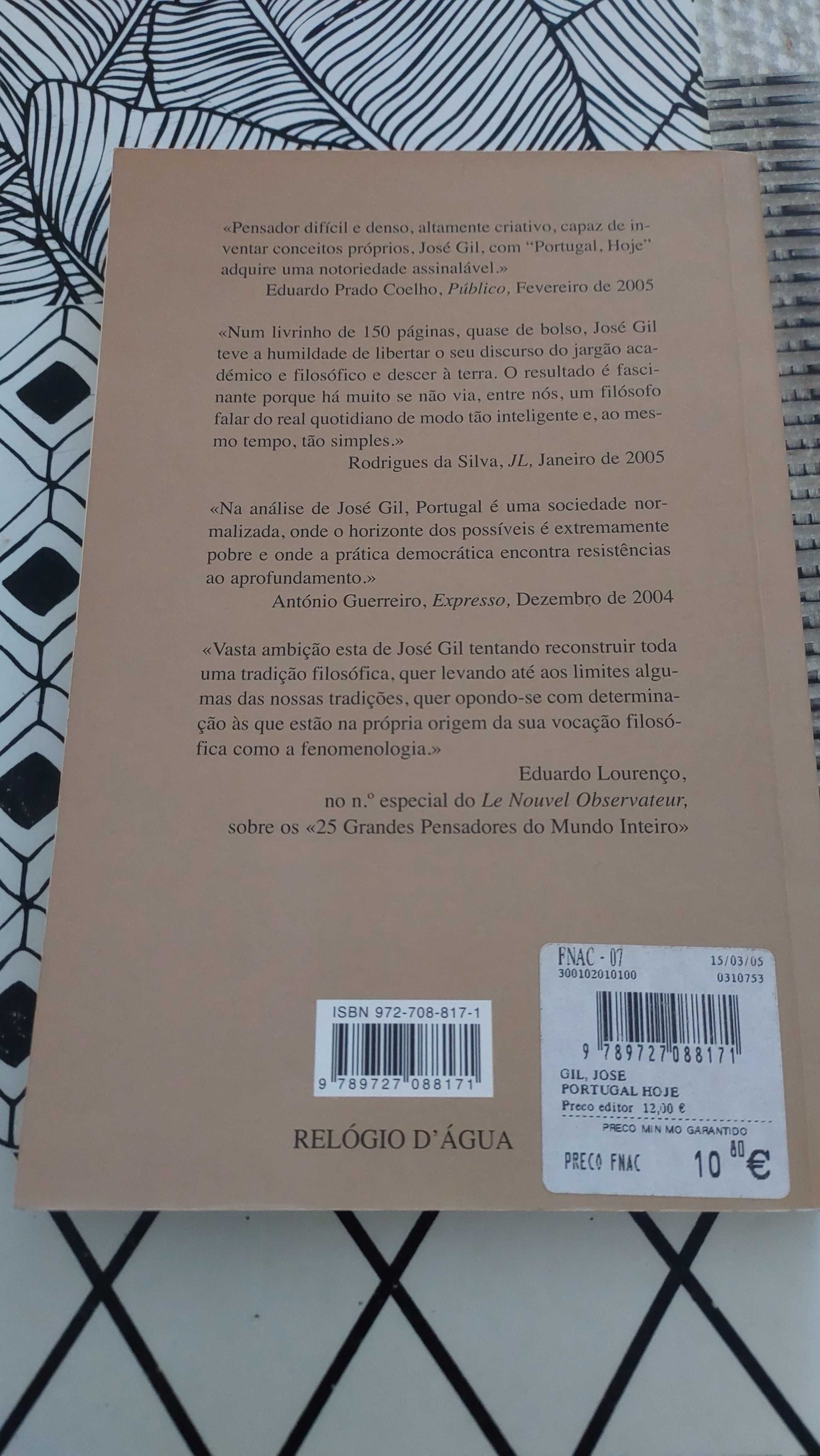 "Portugal, Hoje - O Medo de Existir" de José Gil