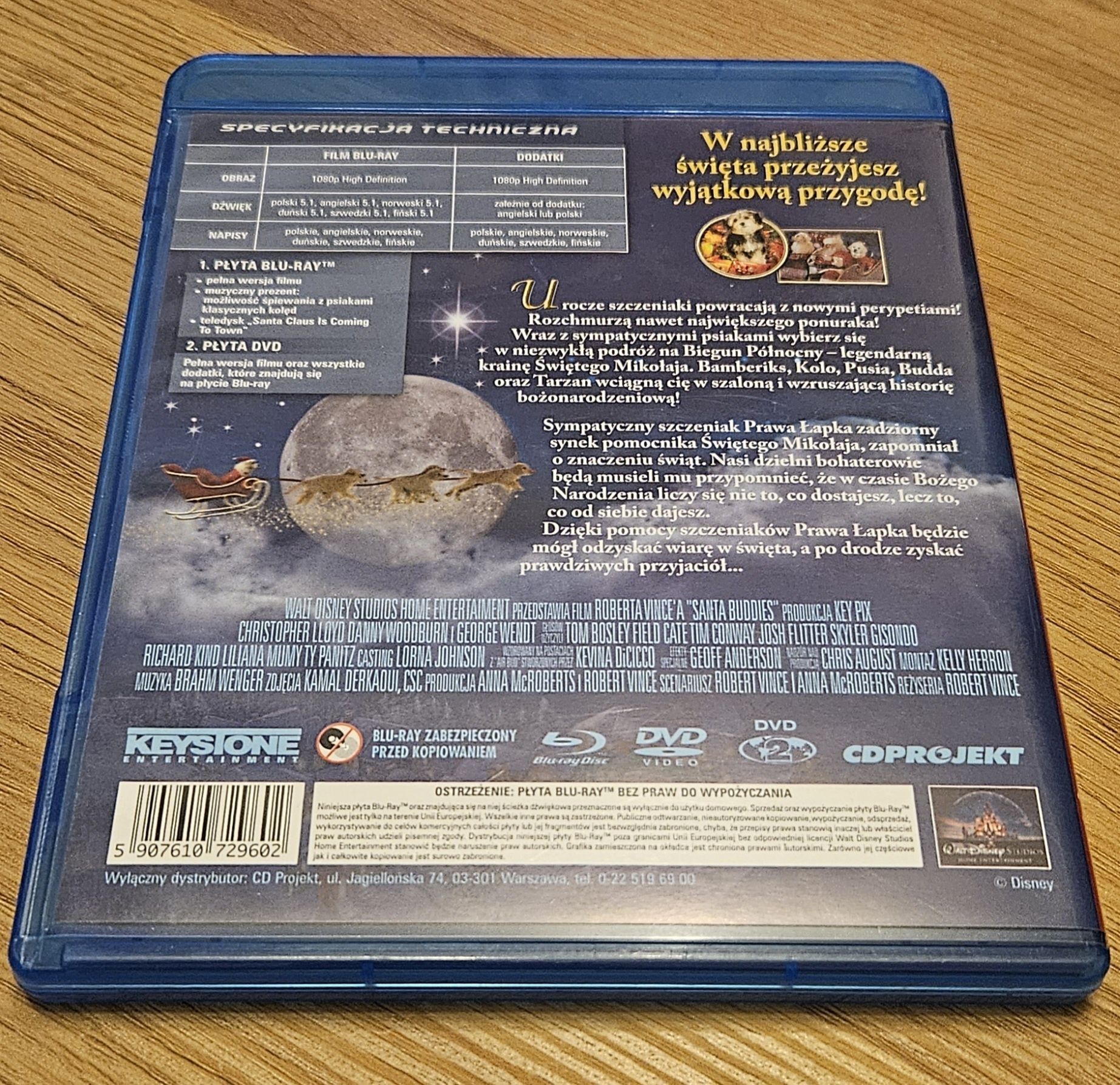 Świąteczne Psiaki Blu-ray i DVD PL film na święta dla całej rodziny