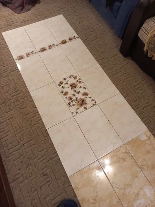 плитка Октава  +  плитка Оникс  +  фриз