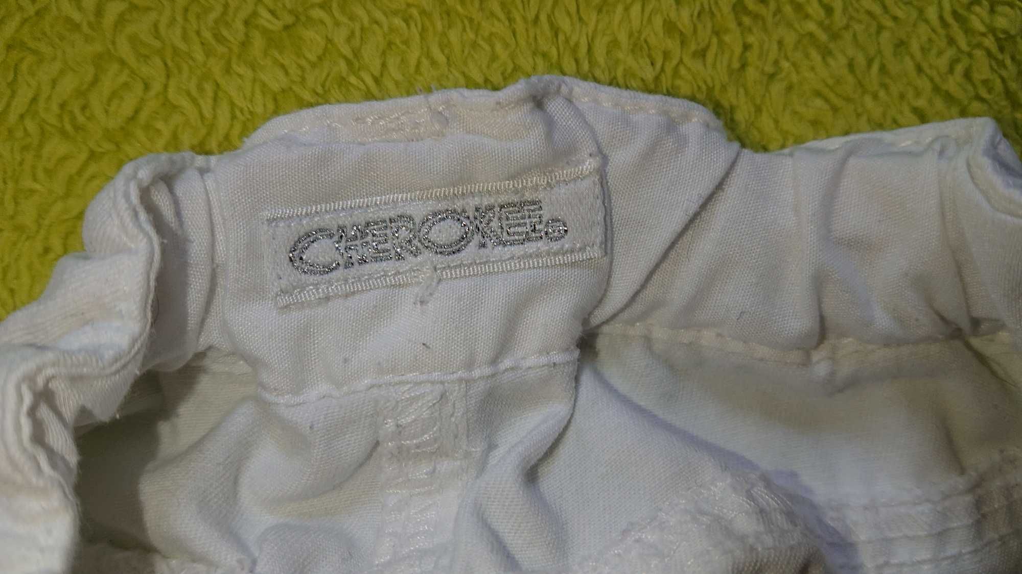 Biała spódniczka Cherokee / spódnica z dżetami / mini / 5-6 lat / 116