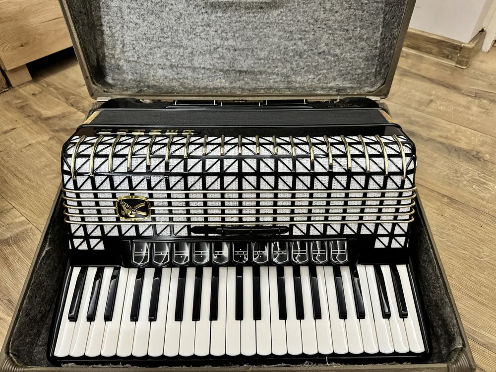 Akordeon - Hohner Atlantic IV De Luxe - Złota seria