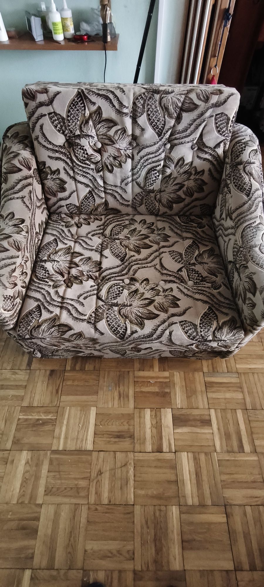 Komplet foteli rozkładanych 2+1