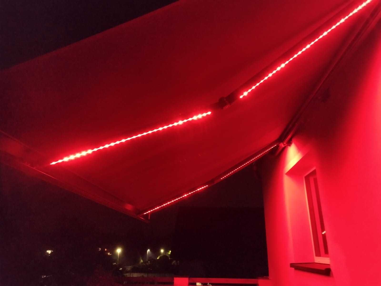 Markiza 4x2,5m antracyt podświetlana