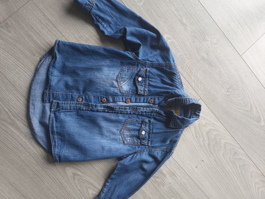 Koszula Jeansowa 104 na guziki