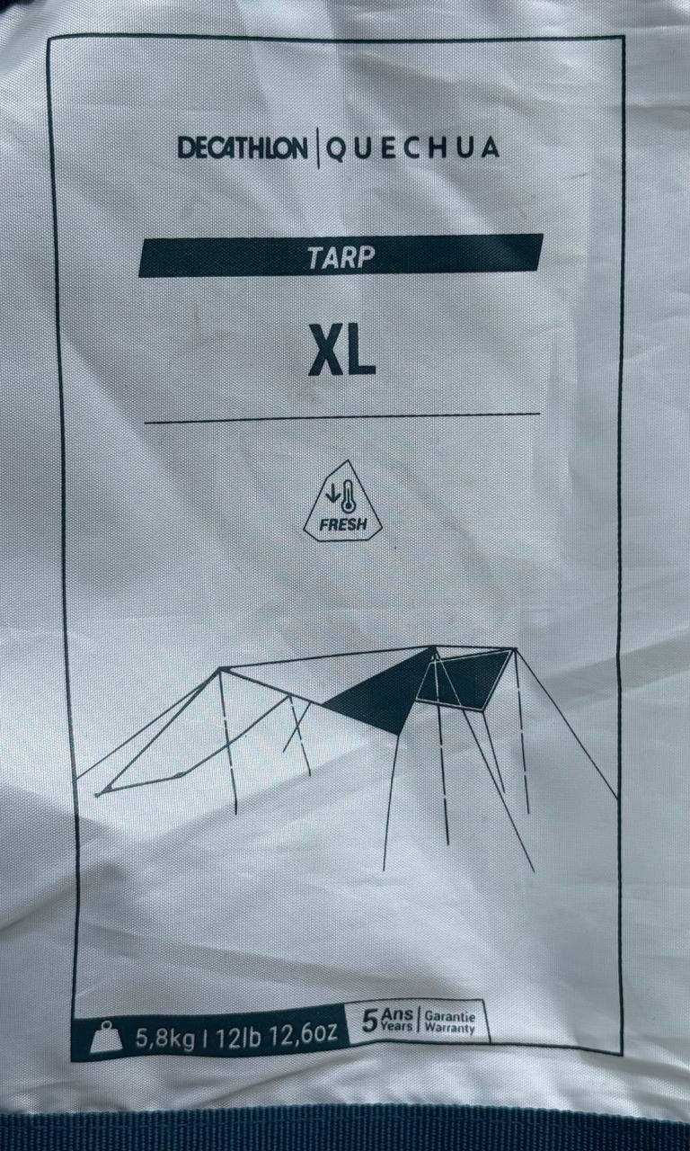 Płachta biwakowa / Tarp Quechua Fresh XL