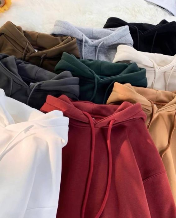 -40% Женская зимняя кофта утепленная флисом 42-46 S-L худи с капюшоном