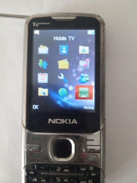 Телефон Nokia 2 сим-карты + карта памяти ,2 динамика , ТВ