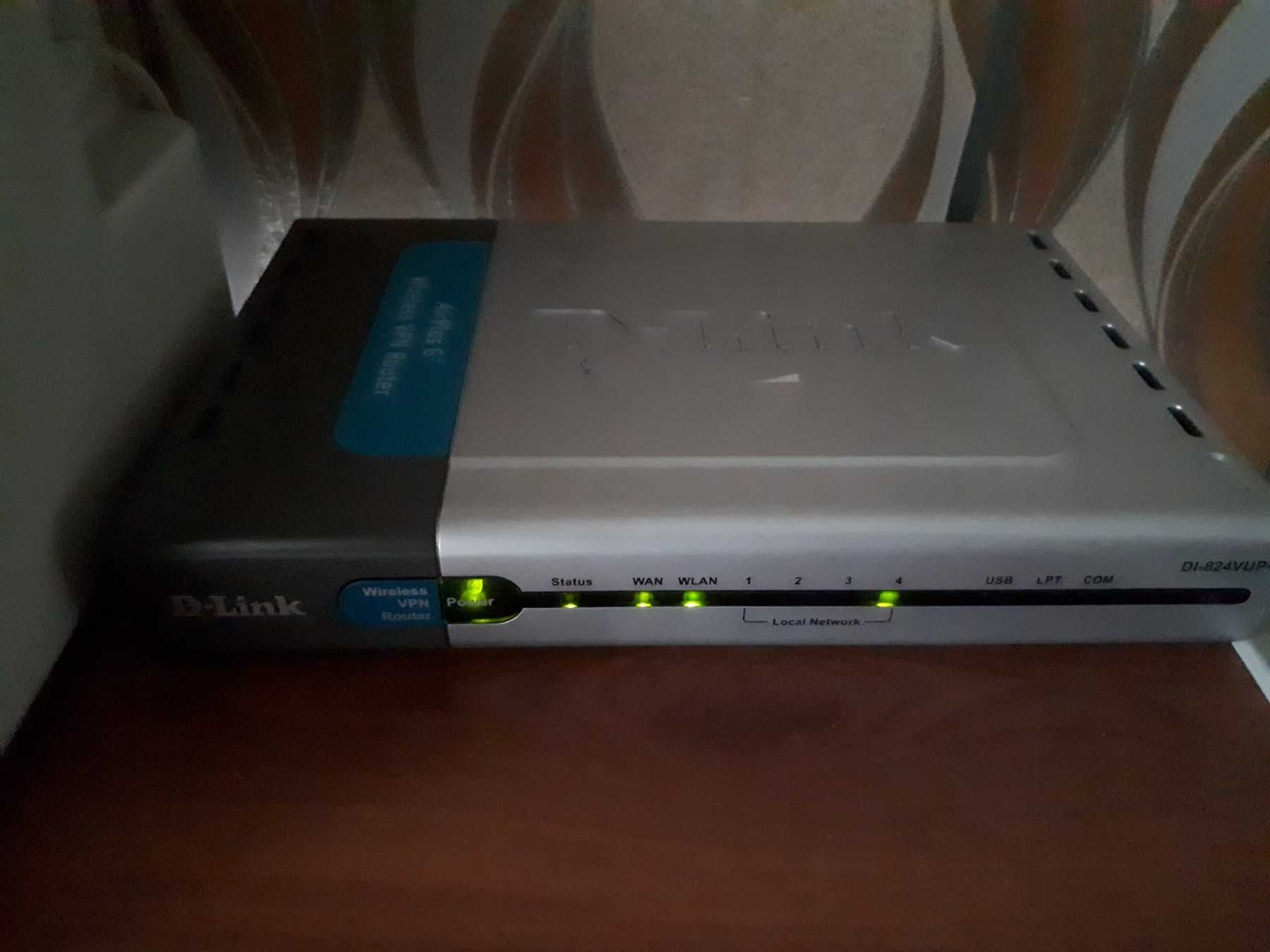 Wi-Fi роутер VPN маршрутизатор D-Link DI-824VUP+