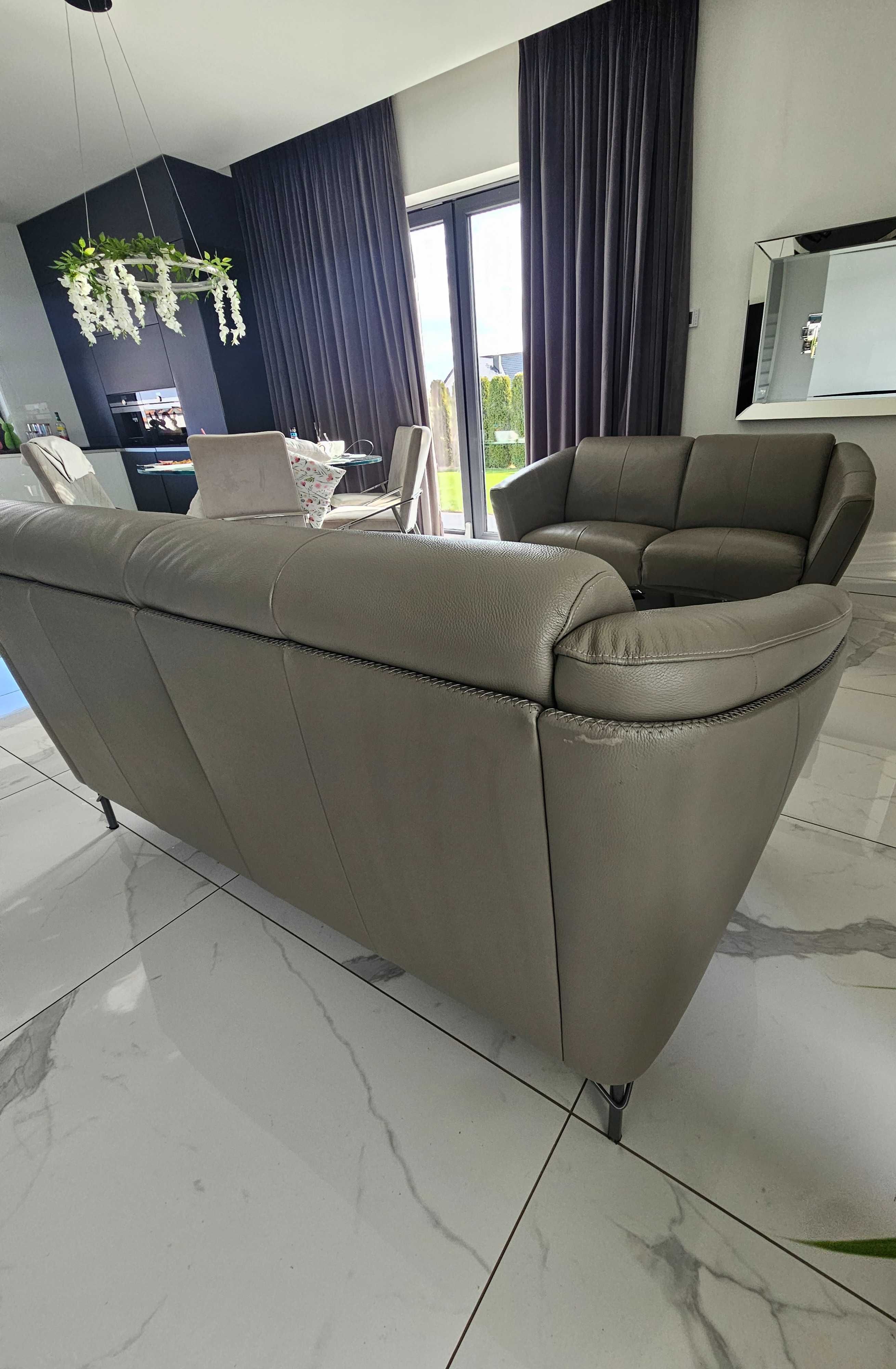 Kler sofa W184 szary zestaw