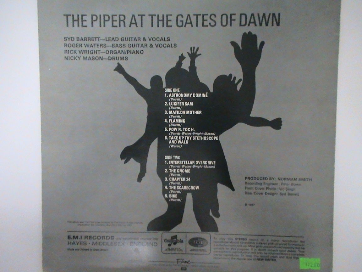 Продам пластинку Pink Floyd - The Piper At The Gates Of Dawn (Fame-UK)
