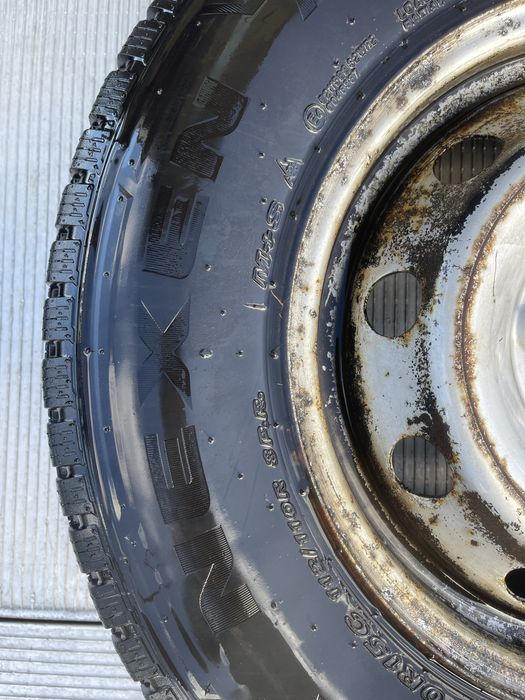 Felgi z oponami Ducato Jumper Boxer 225/70r15C zima