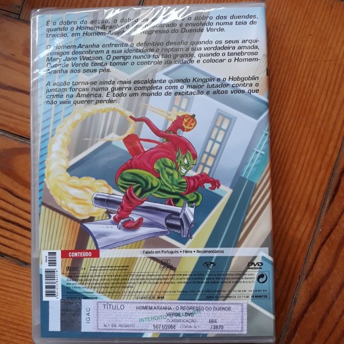 Homem Aranha - O Regresso do Duende Verde - DVD