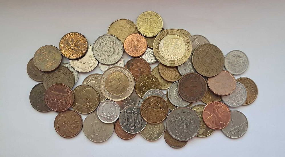Монеты Мира 50 шт
