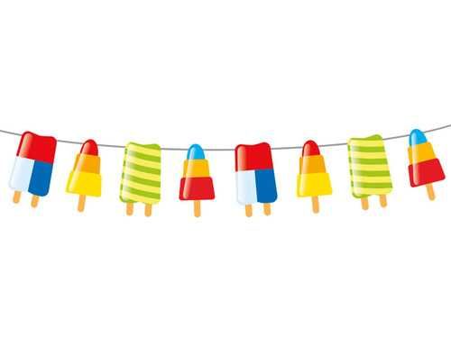 Girlanda Lody na patyku 10m Lato Summer