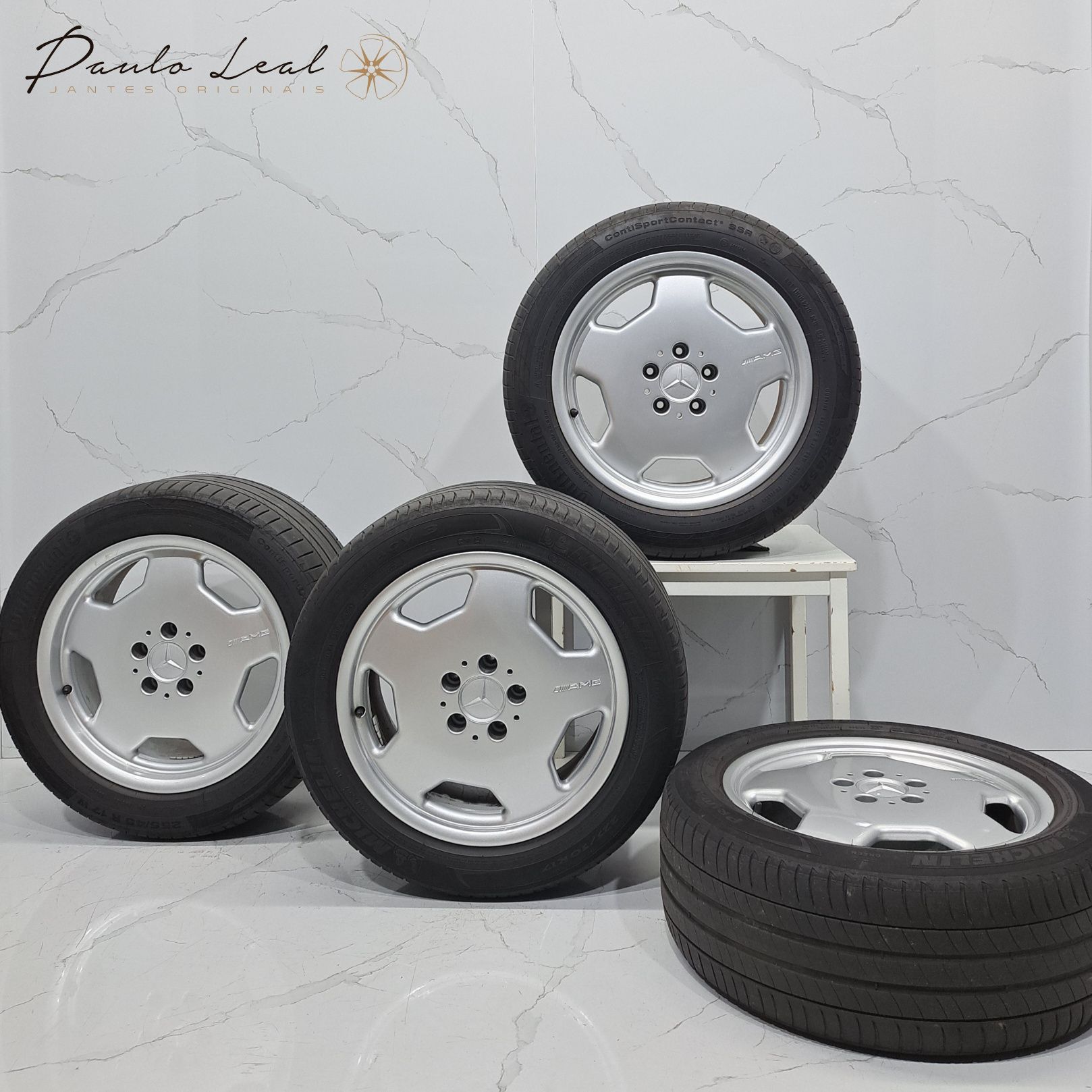 Jantes 17" originais Mercedes W202 C 36 AMG Monoblock 5x112