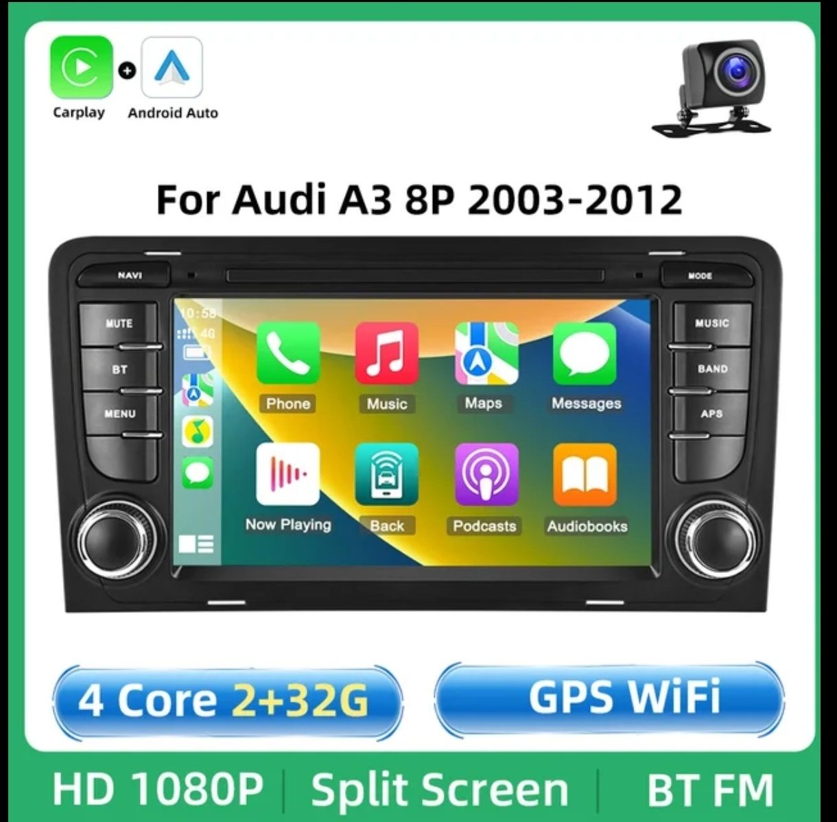 Auto radio A3 A4 2003/2012