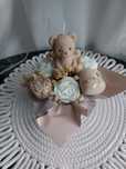Bukiet ze świec baby shower , urodziny, chrzest roczek chrzestnych