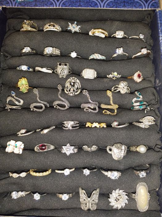 Женские Кольца с цветами в романтическом стиле.