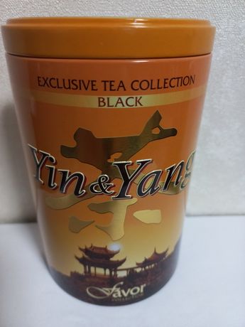 Цейлонский чай  FAVOR  Yin Yang черный ,зелёный 75 гр.