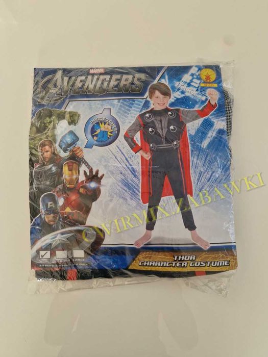 Karnawał przebranie dla chłopca Avengers peleryna