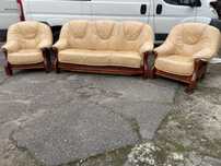 Komplet skórzany możliwy transport