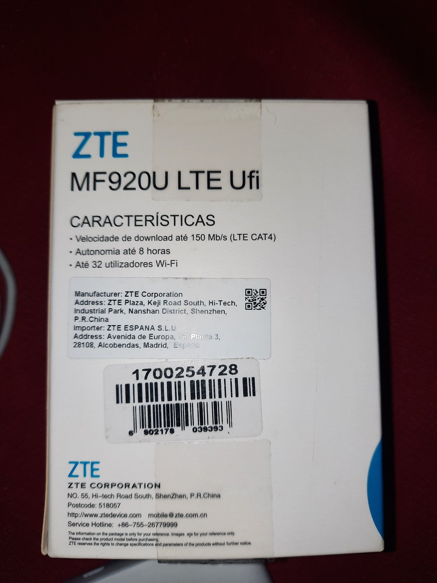 Router ZTE MF920U