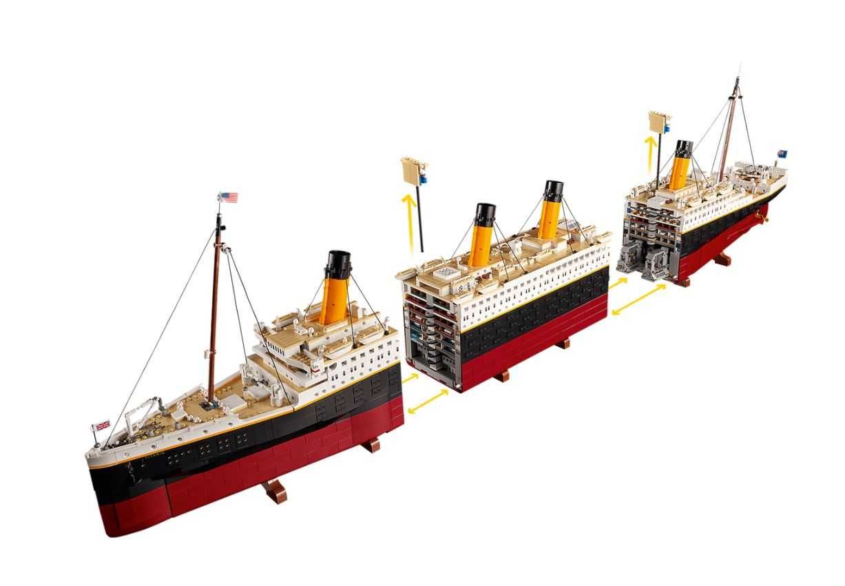 LEGO Icons 10294 - Titanic - Novo e selado. Original