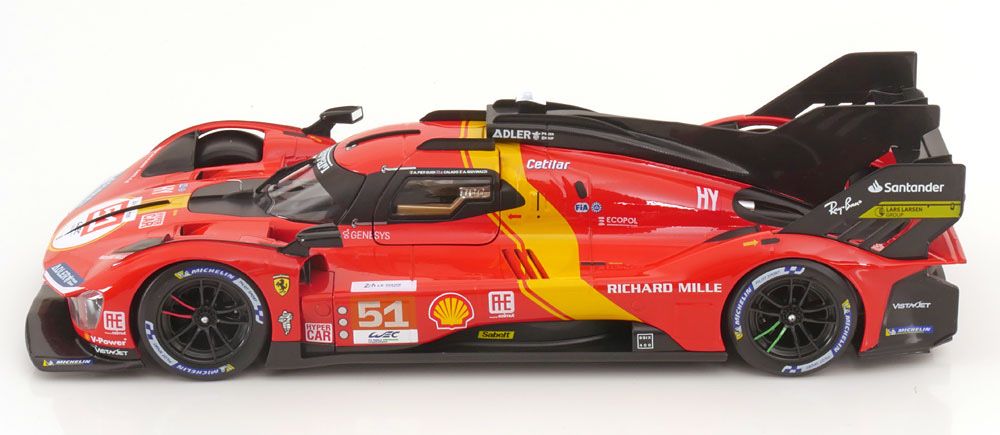 Miniatura 1/18 Ferrari 499P, Vencedor 24H Le Mans 2023