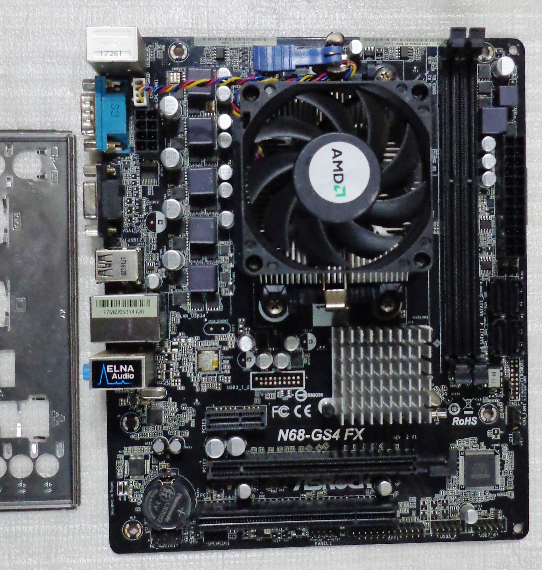 Комплект 3 ядра AMD Athlon II X3 425 /ASRock N68-GS4 FX (DDR3)