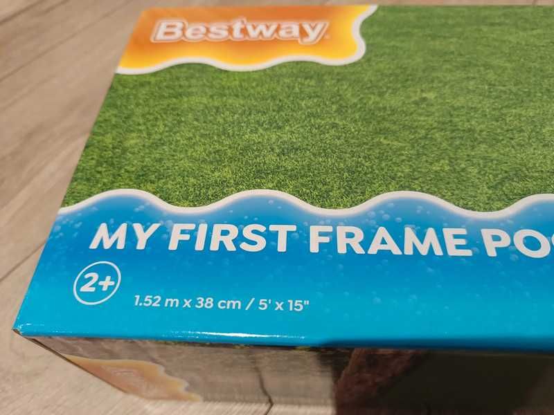 Okrągły basen stelażowy dla dzieci brodzik ogrodowy 152x38 Bestway 2+