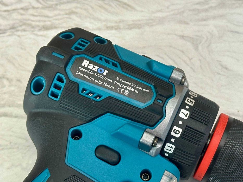 Безщітковий Шуруповерт 60 Нм – Razor BL-60 + АКБ 4.0 Ah
