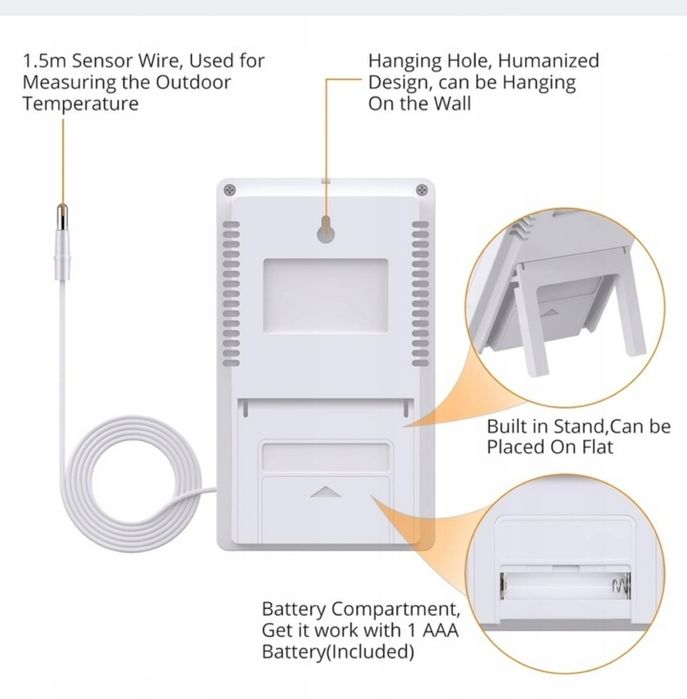 Termometr Neoteck NTK026V biały