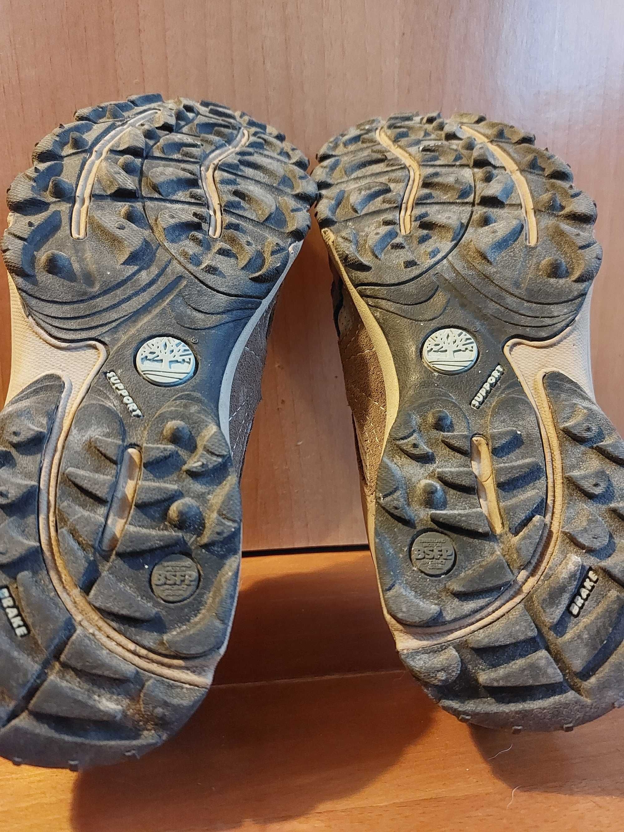 Ténis Timberland 5,5 M - Número 36 - Castanhos Claros e Azul Claro