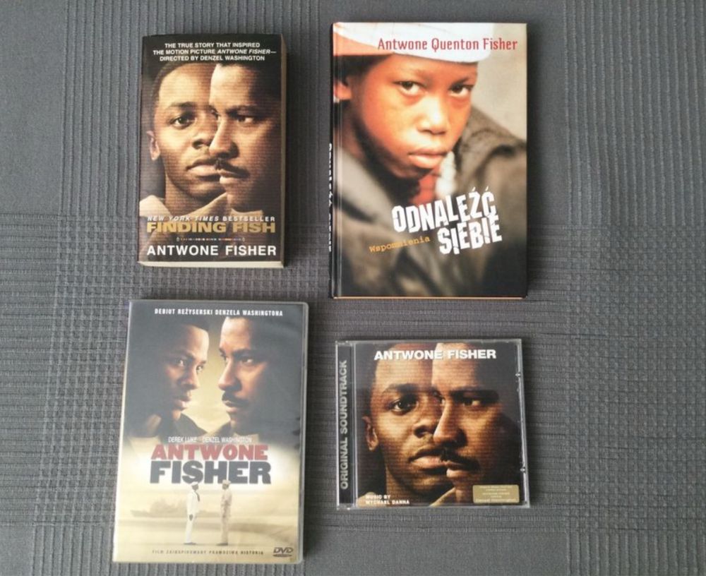 Antwone Fisher - film - muzyka audio - książka Odnaleźć siebie zestaw