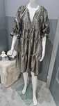 Cocomore sukienka zloto srebrna 36s nowa oversize