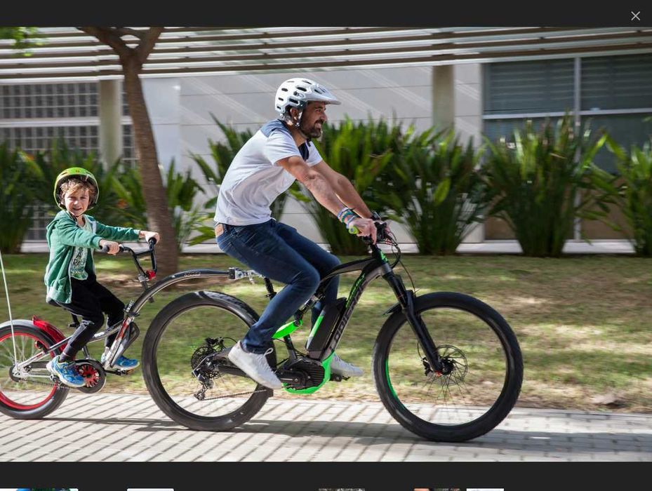 WeeRide PRO Pilot ALU rower, przyczepka, doczepka rowerowa dla dzieci