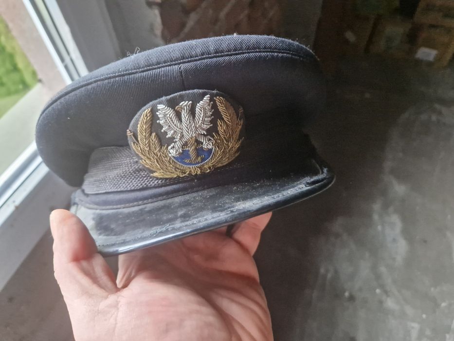 ZESTAW CZAPEK PRL marynarka wojenna i inne
