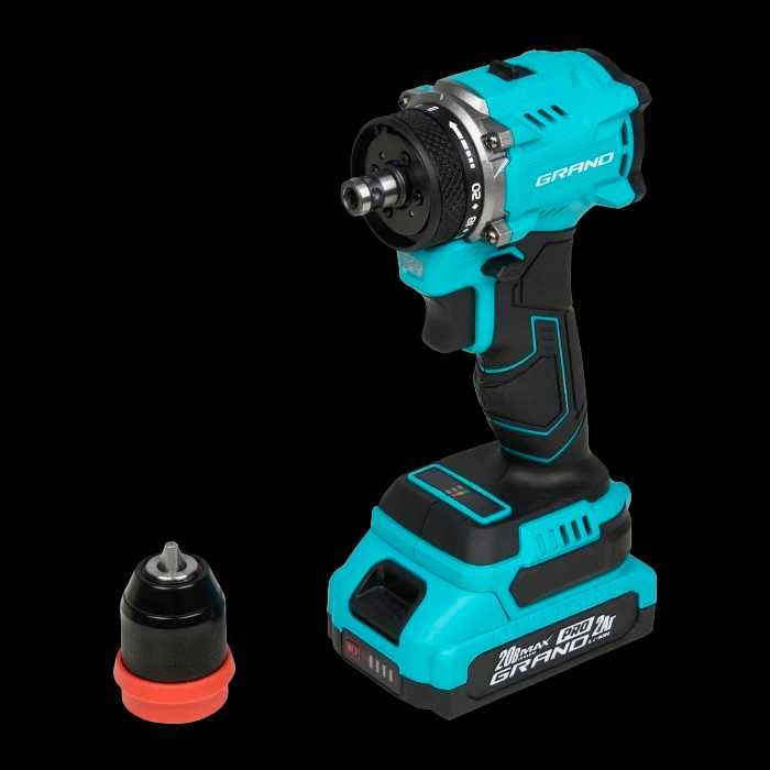 Акумуляторний дриль-шуруповерт Grand ДА-20/2 BL / Grand ДА-20/2 DFR BL