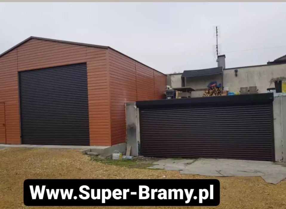 Hala blaszana garażowa, garaże na każdy wymiar transport montaż pomiar
