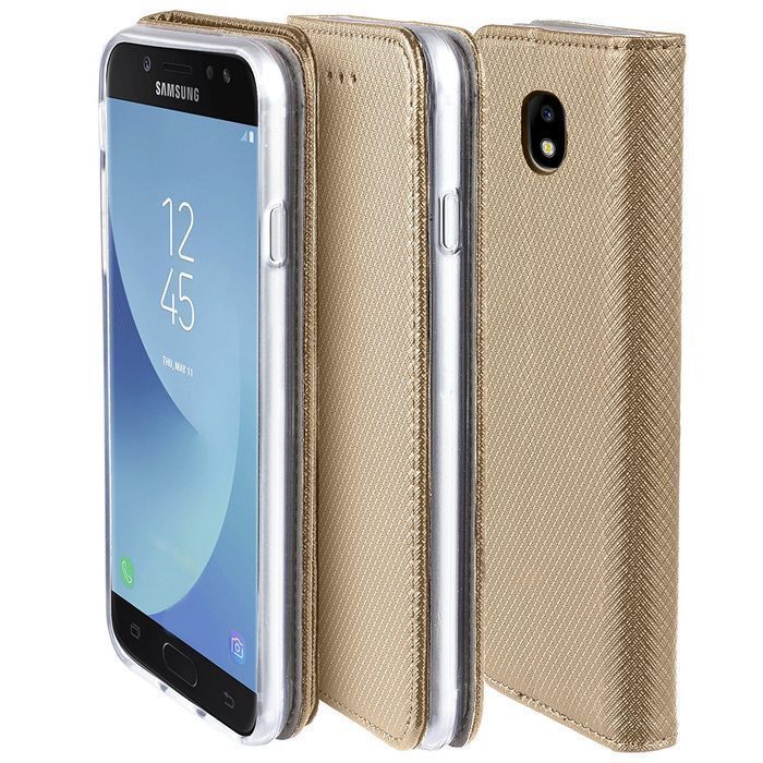 Etui Z Klapką Telforceone Do Samsung , Galaxy J5 2017 Czarny