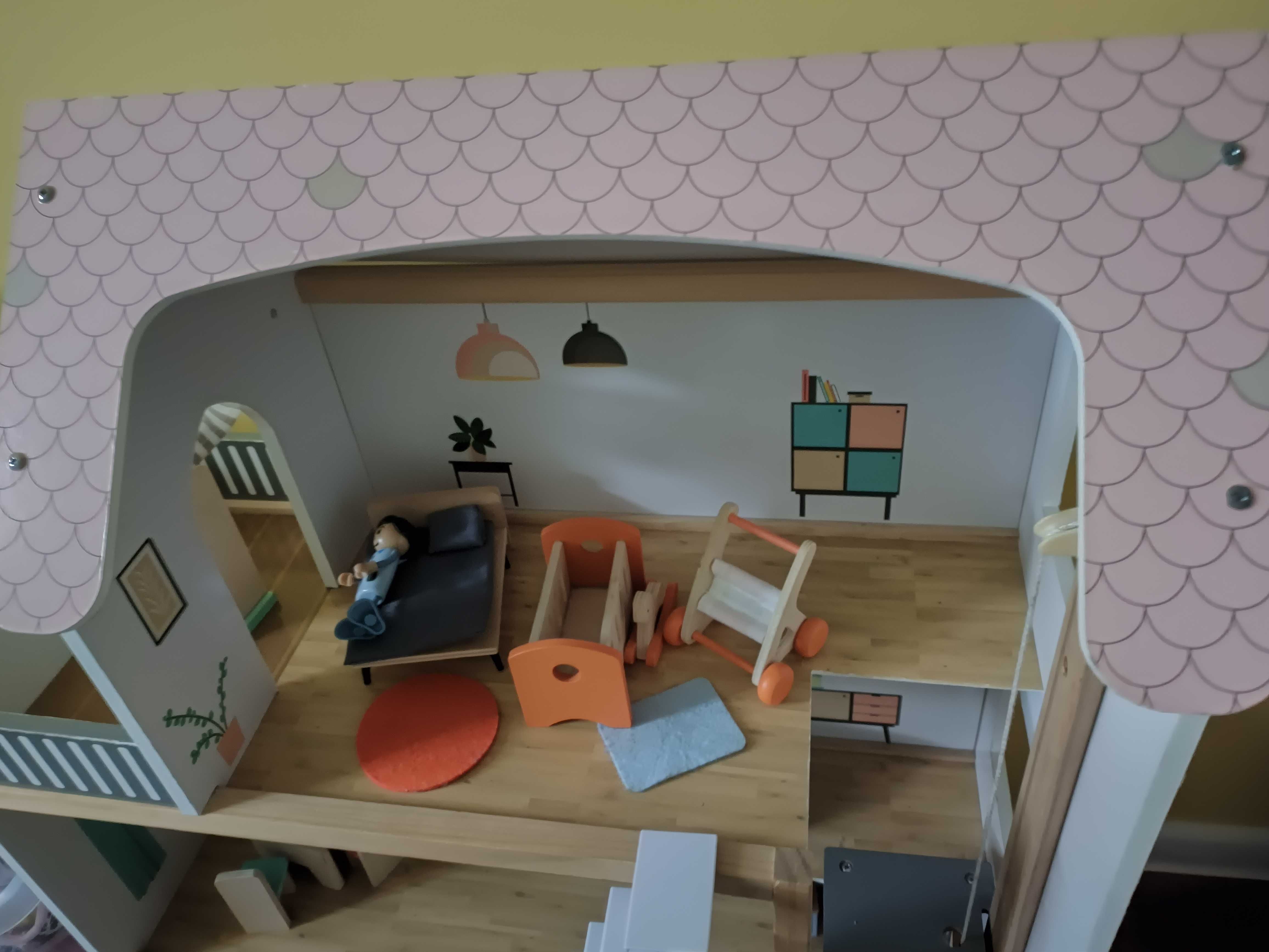 Domek dla lalek drewniany lidl