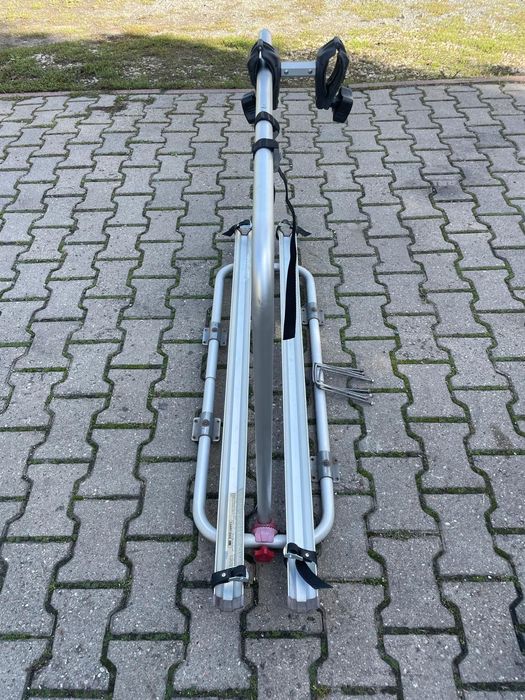 Bagażnik na dyszel do przyczepy kempingowej, uchwyt rowerowy