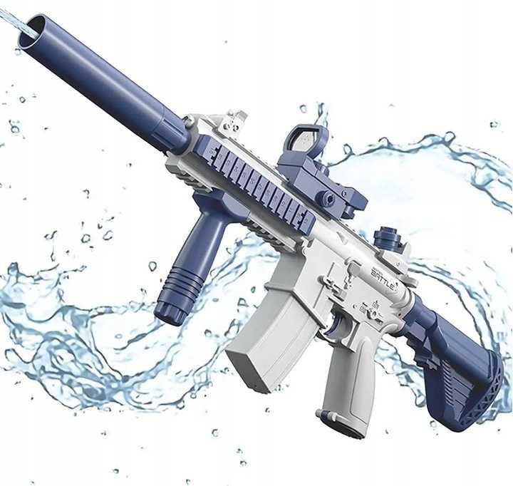 AUTOMATYCZNY ELEKTRYCZNY Karabin Pistolet na Wodę M416 DUŻY Miotacz