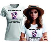 Koszulka Damska T-Shirt Prezent  T-Shirt Damski Dla Miłośniczki Kotów