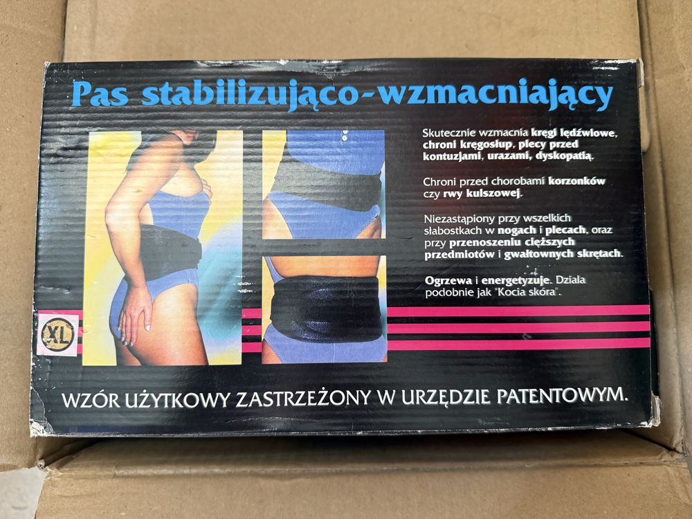 Pas stabilizujaco wzmacniający plecy i kręgosłup