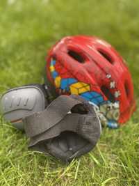 Дитячий шолом та захист для колін