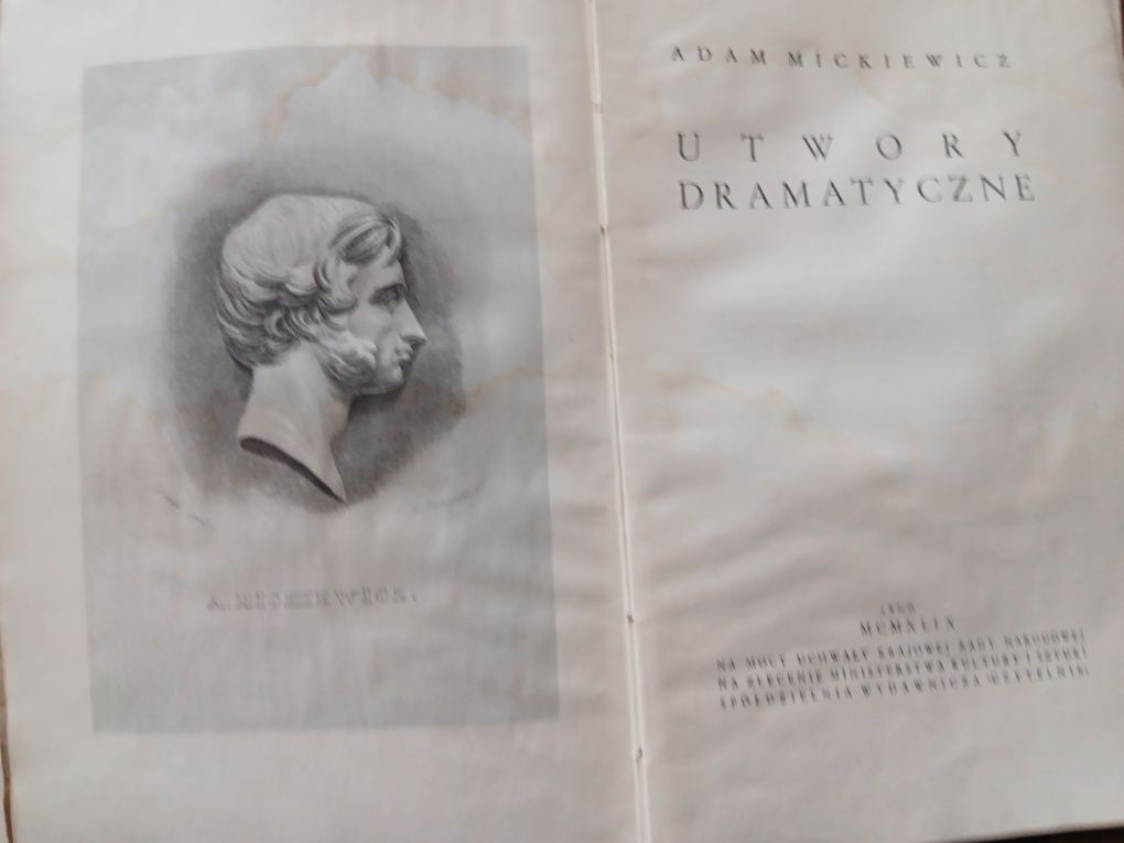 Książki Adam Mickiewicz oraz Sobieski pod Wiedniem