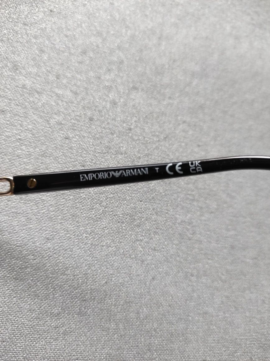 Emporio Armani EA 4173 brązowe okulary przeciwsłoneczne logo